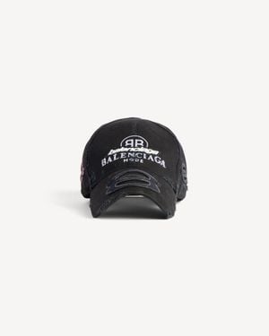 Balenciaga Upcycled Cap - Black