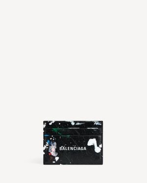 Balenciaga Cash Card Holder - Black