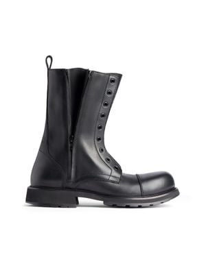 Balenciaga Bota Truck Con Cordones - Negro
