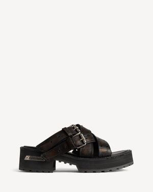 Balenciaga Venom Open Mule - Black