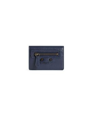 Balenciaga Le City Mini Wallet - Blue