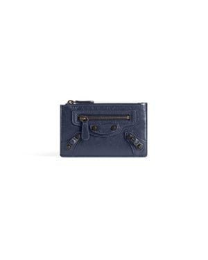 Balenciaga Le City Long Coin And Card Holder - Blue