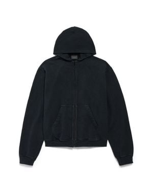 Balenciaga Bow Zip-Up Hoodie Regular Fit - Blue