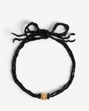 Balenciaga Nano Ribbon Bb Choker - Black