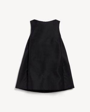 Balenciaga Vestido A-Line - Negro