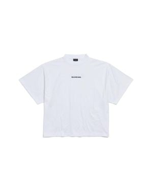 Balenciaga T-Shirt With Logo - White