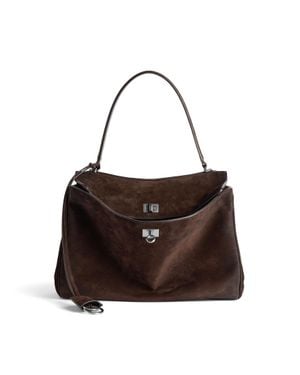 Balenciaga Rodeo Handbag Medium - Brown