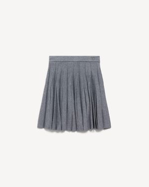 Balenciaga Pleated Skirt - Grey