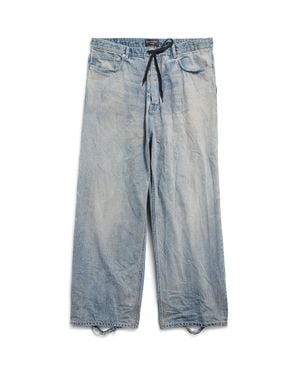 Balenciaga Oversized Baggy Pants - Blue