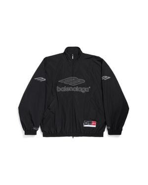 Balenciaga 3B Football Tracksuit Jacket - Black