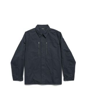 Balenciaga Military Shirt - Blue