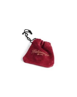 Balenciaga Charm Jewelry Pouch - Red