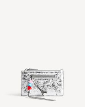 Balenciaga Le City Long Coin And Card Holder - White