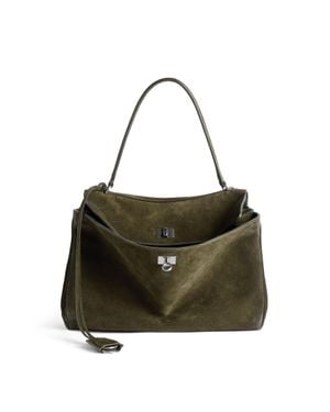 Balenciaga Rodeo Handtasche Mittelgroß - Grün