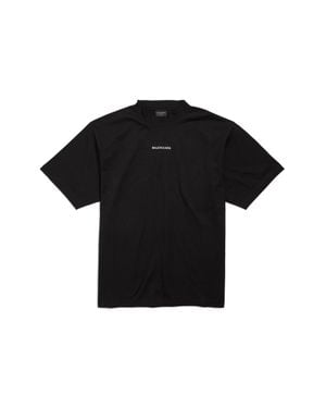 Balenciaga T-Shirt With Logo - Black