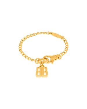 Balenciaga Nano Schmales Armband - Mettallic