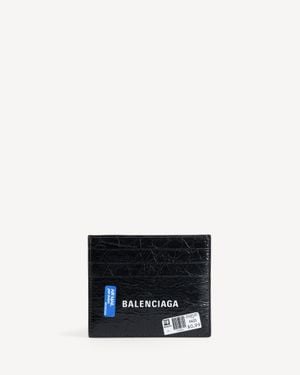 Balenciaga Portacarte Shopper Grande - Nero