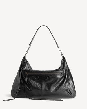 Balenciaga Le City Moto Bag Large - Black