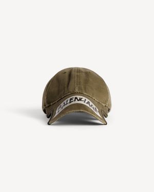 Balenciaga Masking Tape Cap - Green