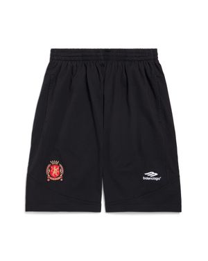 Balenciaga Soccer Baggy Shorts - Black