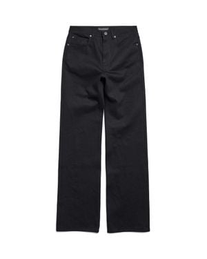 Balenciaga Straight Fit Pants - Black