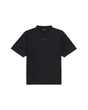 Balenciaga Back T-Shirt Medium Fit - Black