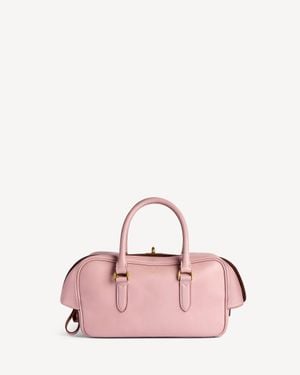 Balenciaga Le 7 Bowling Bag Small - Pink