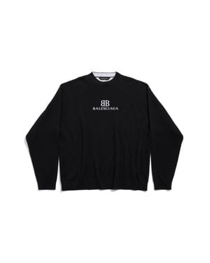 Balenciaga Crewneck Jumper - Black