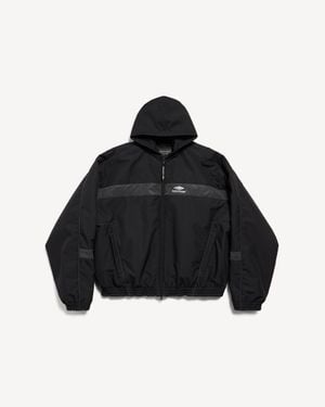 Balenciaga 3B Sports Icon Ski Tracksuit Parka - Black