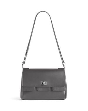 Balenciaga Bel Air Flap Tasche Xs - Grau