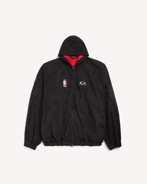 Balenciaga Nba Collaboration Zip-Jacke - Schwarz