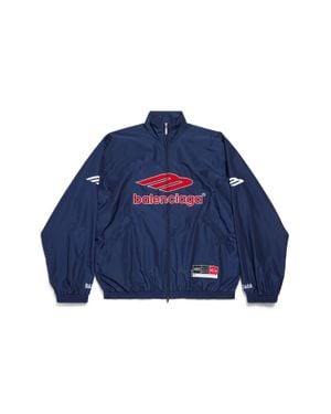 Balenciaga 3B Football Tracksuit Jacket - Blue