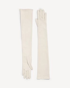 Balenciaga Long Gloves - White