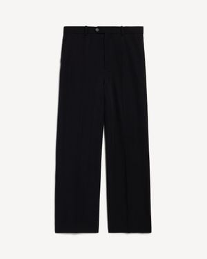 Balenciaga Large Tailored Trousers - Black
