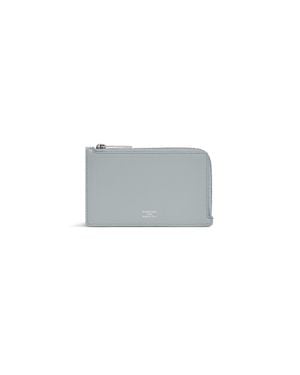 Balenciaga Portamonete Lungo E Portacarte Envelope Blu - Grigio