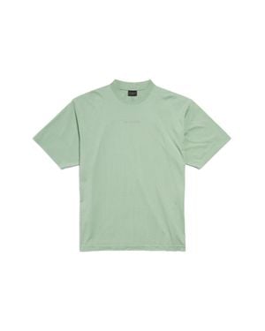 ●送料込●BALENCIAGA●Back Reflective Tシャツ Medium Fit Balenciaga Back Reflective T-shirt Medium Fit in Grey Blue