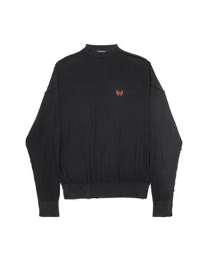 Balenciaga Oversized Sweater - Black