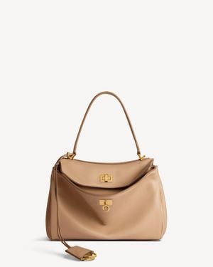 Balenciaga Rodeo Handbag Small - Natural