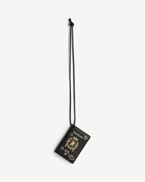 Balenciaga Passport Card Holder Keyring - Multicolour