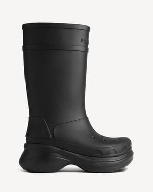 Balenciaga X Crocs Wellington Boots - Black