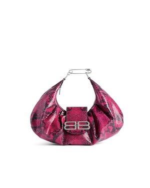 Balenciaga Pamela Shoulder Bag Medium - Purple