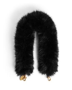 Balenciaga Animal-Free Fur Strap - Black