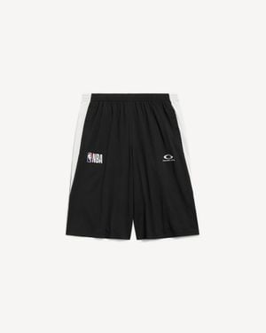 Balenciaga Nba Collaboration Tracksuit Shorts - Black