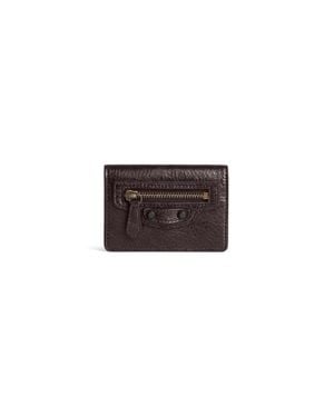 Balenciaga Le City Mini Wallet - Brown