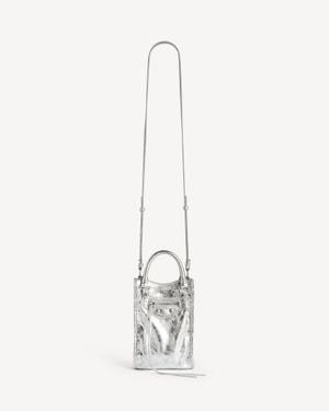 Balenciaga Le City Tote Phone Holder - White