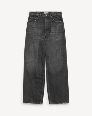 Balenciaga Pleated Baggy Jeans - Grey