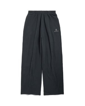 Balenciaga Pantaloni Da Tuta Cropped Nano Bb - Nero