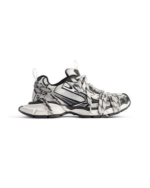 Balenciaga 3xl Extreme Laces Logo Sneaker - White