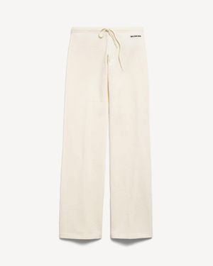 Balenciaga Back Low Waist Joggers - Natural