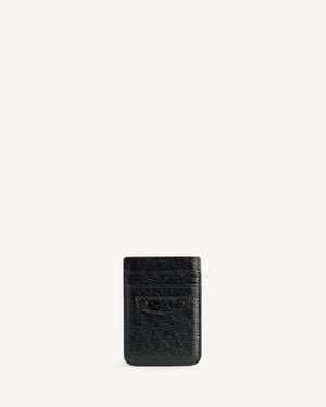Balenciaga Le City Magnet Card Holder - Black